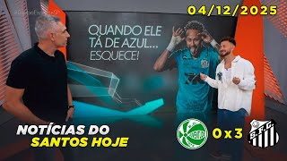 Globo Esporte SP | Quando o Neymar tá de azul, esquece! Santos 3x0 Juventude | 04/12/2025