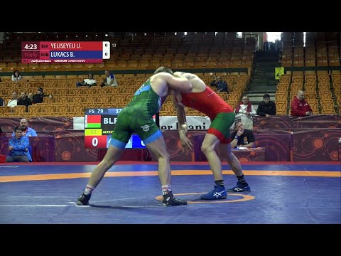Qual. FS - 79 kg: U. YELISEYEU (BLR) v. B. LUKACS (HUN)