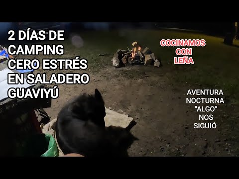 CAMPING SOLO CON MI PERRO EN SALADERO GUAVIYÚ