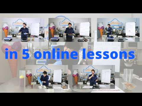 e-Taste - Learn how to make gelato in 5 online lessons!