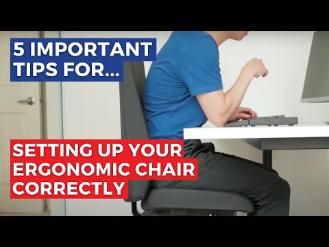 5 Ways You're Sitting Wrong at Your Desk   Computer Desk Setup Ergonomics