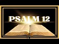 BIBLE- Psalm 12 (ESV)-  The words of the Lord are pure words