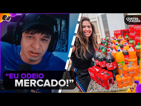 ARUAN REAGE: FIZ A PRIMEIRA COMPRA DA CASA NOVA (DANI NOBREGA) - Cortes do Aruan