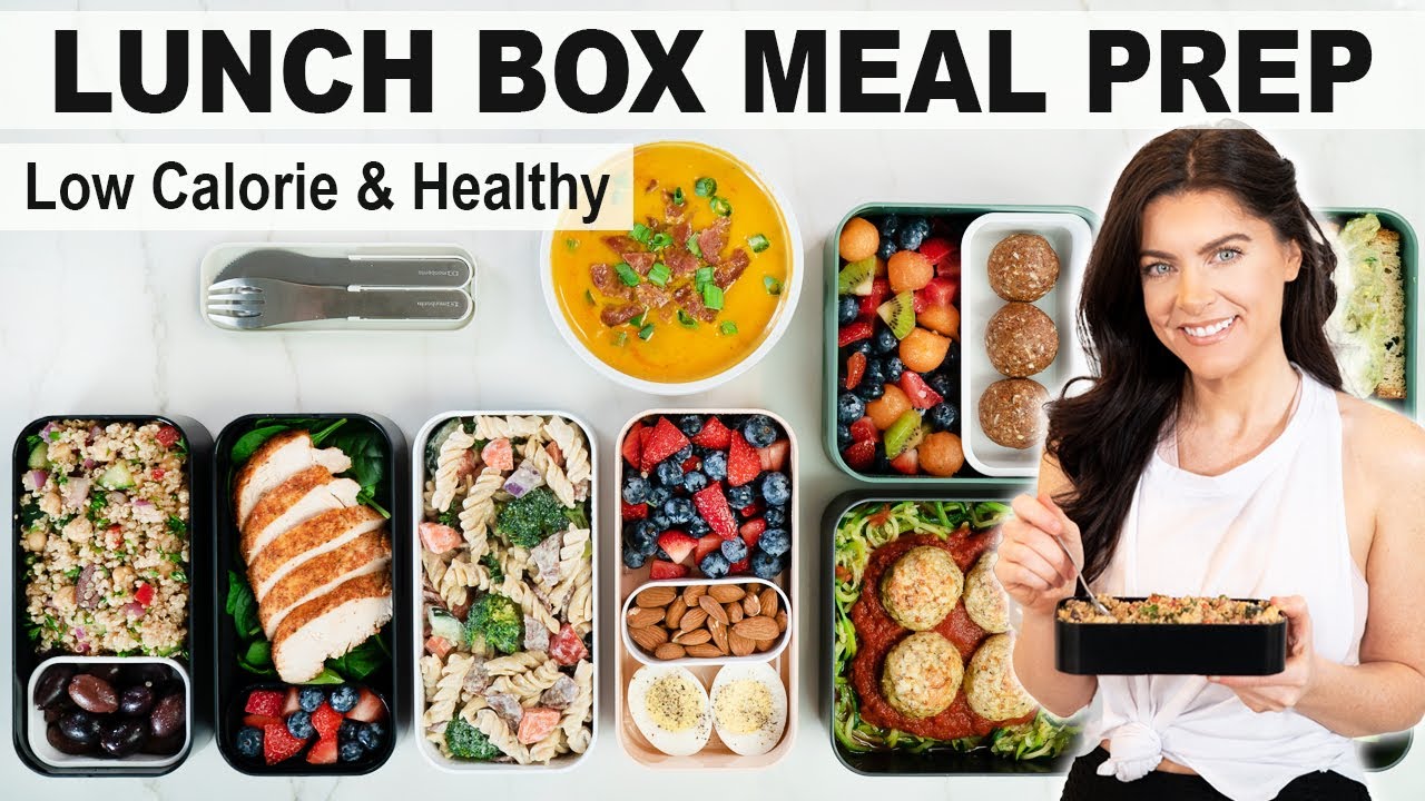 HEALTHY MEAL PREP | 5 Make-Ahead Lunch Box Ideas for Health & Weight Loss (including snacks!)