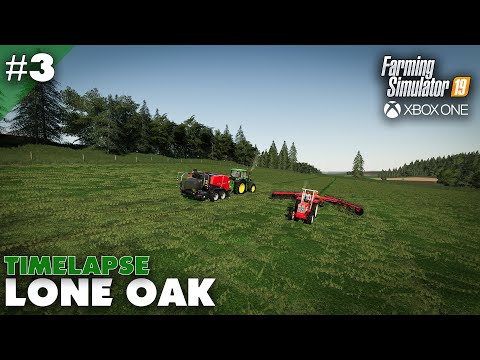 Lone Oak Timelapse #3 Silage Bales, Farming Simulator 19 XBOX ONE X