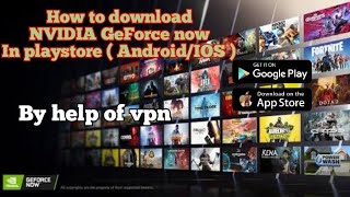 How to Download Nvidia GeForce NOW! (Android/iOS)