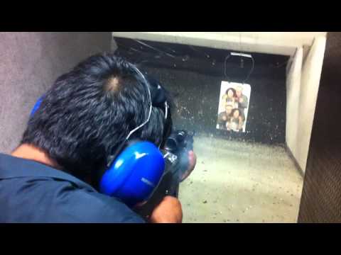 Stephan Torres firing MP5 SMG