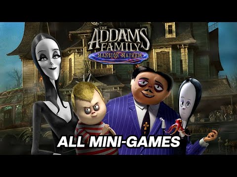 The Addams Family: Mansion Mayhem - All Minigames [PS4]