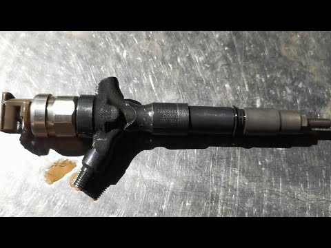 how to common rail fuel injector repair 2.4 engine Hilux Toyota 