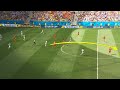 Messi Outstanding Pass to Di Maria vs Belgium