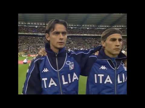Italy national anthem in Brussels (Euro 2000)