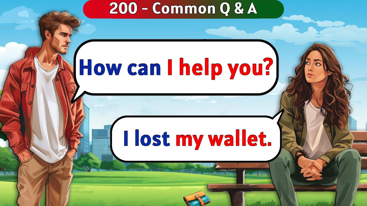 English Speaking Practice - 200 Common Questions and Answers in English