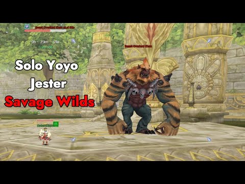 Yoyo Jester solo Savage Wilds (No Premiums) | Flyff Iblis