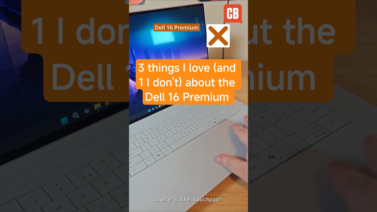 Dell 16 Premium TESTED: 3 things I love (and 1 I don't) #laptop #dell #wheresthetouchpad #tech - YouTube