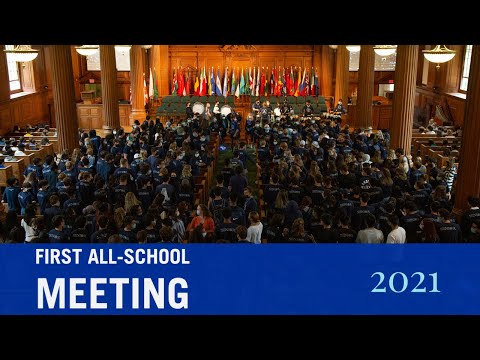 First All-School Meeting