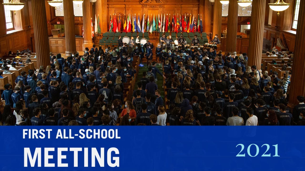 First All-School Meeting