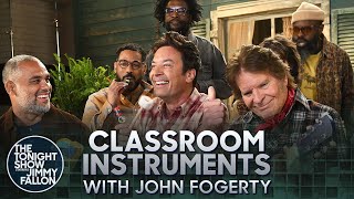 John Fogerty, Jimmy Fallon and The Roots Sing &quot;Lookin&#39; Out My Back Door&quot; (Classroom Instruments)