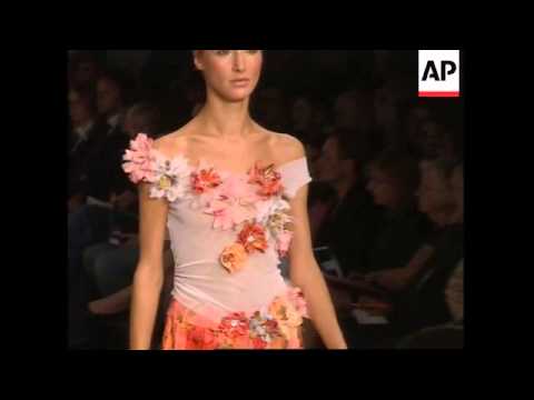 Designer unveils new collection at London Fashion Week