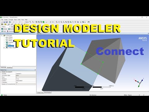 ✅ ANSYS Design Modeler - Connect - Basic Tutorial 20
