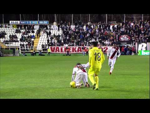 Gol de Castillo (2-5) en el Rayo Vallecano - Villarreal CF - HD