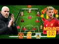 MANCHESTER UNITED VS BURNLEY: Man United Potential 4-2-3-1 Starting Line-up With Mount & Antony