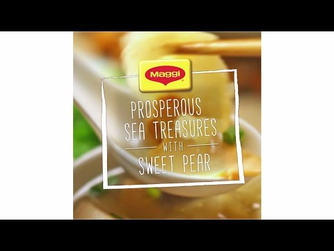 Prosperous Sea Treasures with Pear