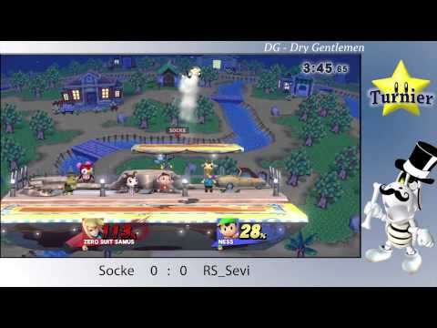 Team DG Smash Bros Wii U Socke vs Sefi LB1 @allesgeben 11.03.2015