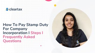 How To Pay Stamp Duty For Company Incorporation l Steps l Frequently Asked Questions