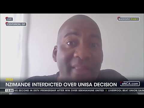 Discussion Nzimande interdicted over UNISA decision