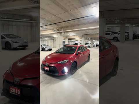 2019 Toyota Corolla SE CVT in Red for sale at North London Toyota in London, ON