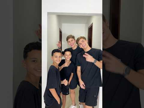 OS IRMÃOS SCRIBEL E OS GÊMEOS DA TC CONFUNDIRAM TODOS NA TROLAGEM DO ESPELHO•irmãos scribel• #shorts