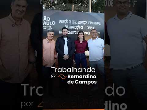 Trabalhando por Bernardino de Campos, com presença, compromisso e resultados para a população!