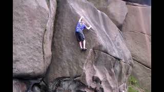 Video thumbnail: Bareback Rider, 6c. Peak District