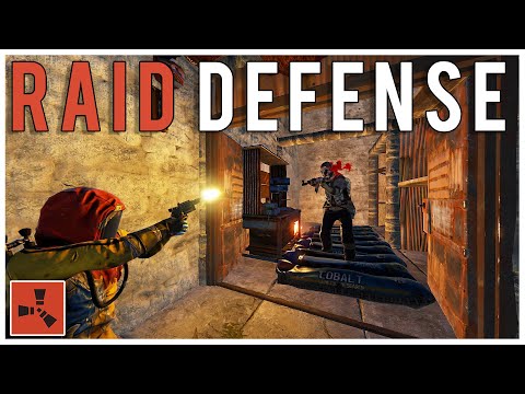 BULLYING THE RAIDERS AND DEFENDING OUR BASE TWICE! - Rust