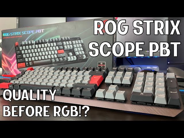 Bàn Phím ASUS ROG Strix Scope PBT (RED | BLUE Switch)