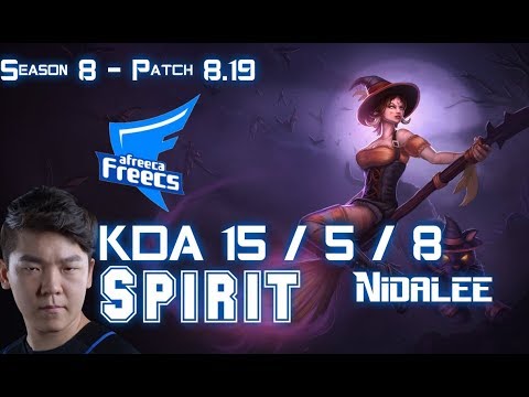 AFs Spirit NIDALEE vs CAMILLE Jungle - Patch 8.19 KR Ranked