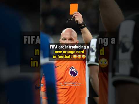 New ORANGE card in football: What does it do? 😳 #football