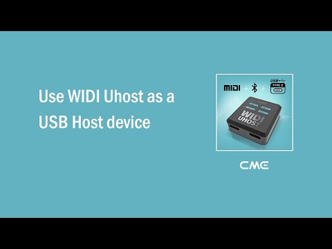 Use WIDI Uhost as a USB Host device