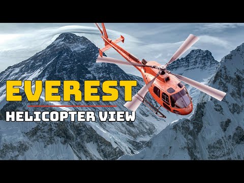 Flying Over Everest in WINTER: The Most Dangerous & Beautiful Flight on Earth 🚁🏔️ #everest