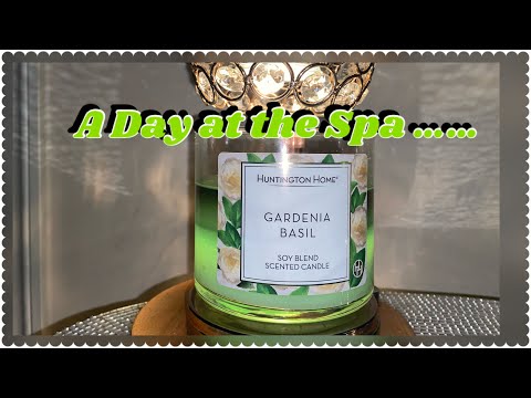 Very soft Day at the Spa on a Dewy Spring Day 💜💚💐