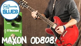 Video thumbnail for Maxon OD808 Overdrive Pedal with Humbuckers by intheblues
