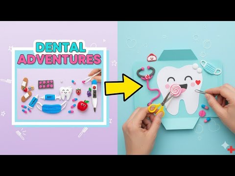 👨‍⚕️🦷 ねんどで作るミニお医者さんセット！｜かんたんDIY ✨