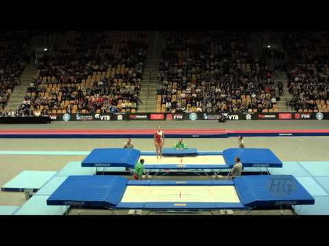MARTINS Beatriz (POR) - 2015 Trampoline Worlds - Qualification TR Routine 2