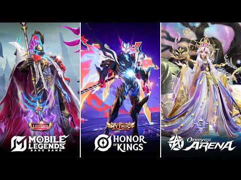 Alpha (MLBB) VS Lubu (HOK) VS Miketsu (OA) : Expensive Skin Effect Comparison
