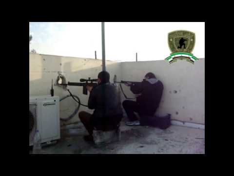 استهداف قناصي كتيبة شهداء العسالي جنود النظام في قسم شرطة حي القدم في مدينة دمشق