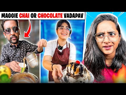 Chocolate Vadapo 😭 why ? | street food k sath ye kya hora hai ‼️