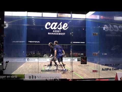PSA Case Swedish Open Final 2013 Nick Matthew vs. Gregory Gaultier Part 3/4