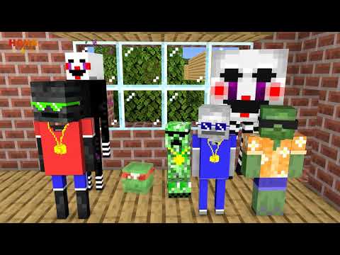 Herobrine Gives Gifts On Christmas Day - Minecraft Animation