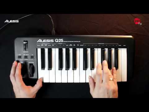 Демонстрация Alesis Q25
