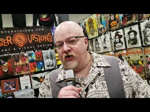 Chad Savage of Sinister Visions at Midwest Haunters Convention 2019